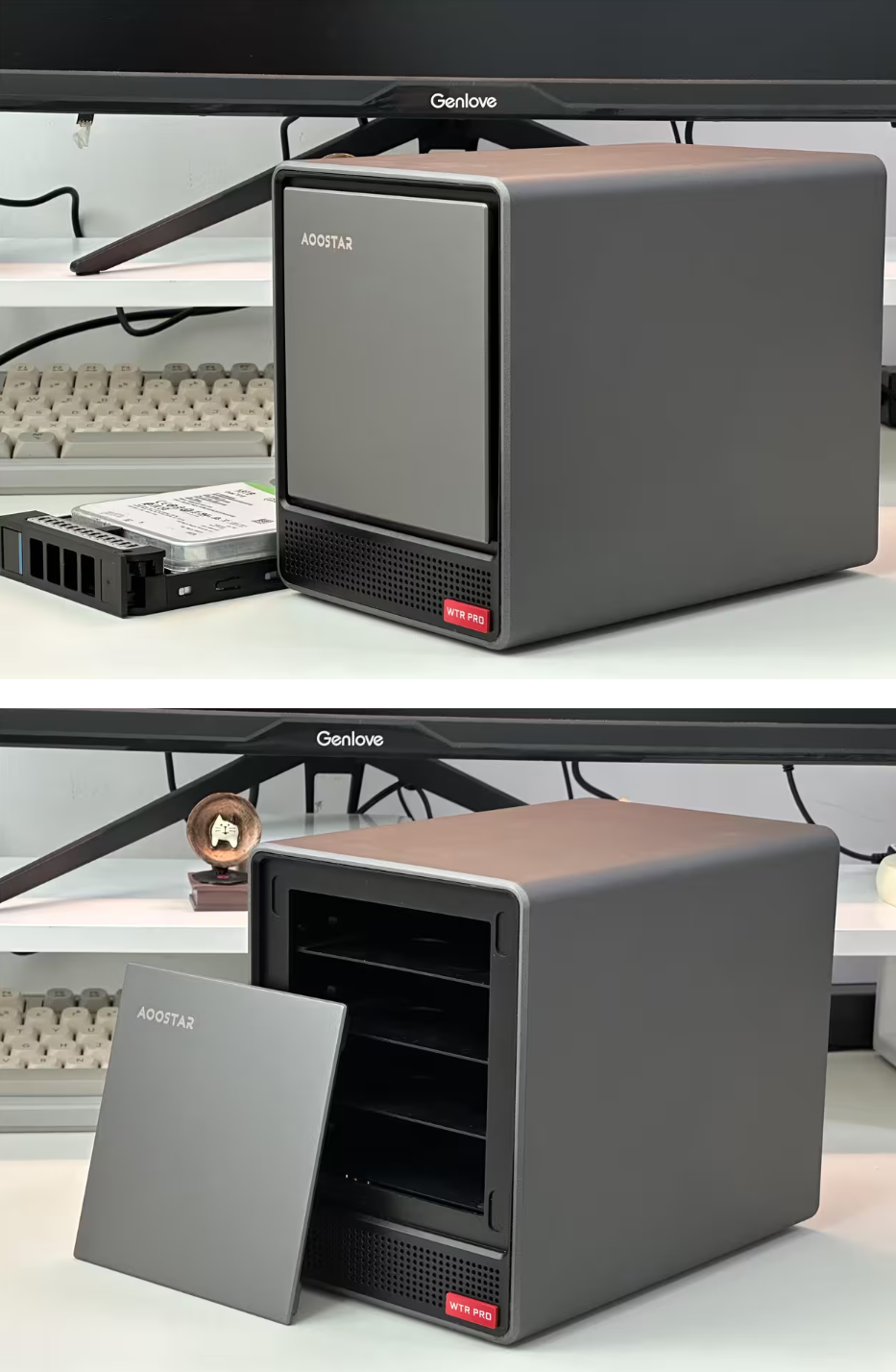 外付けハードディスク・ドライブ AOOSTAR WTR PRO 16TB NAS AOOSTAR