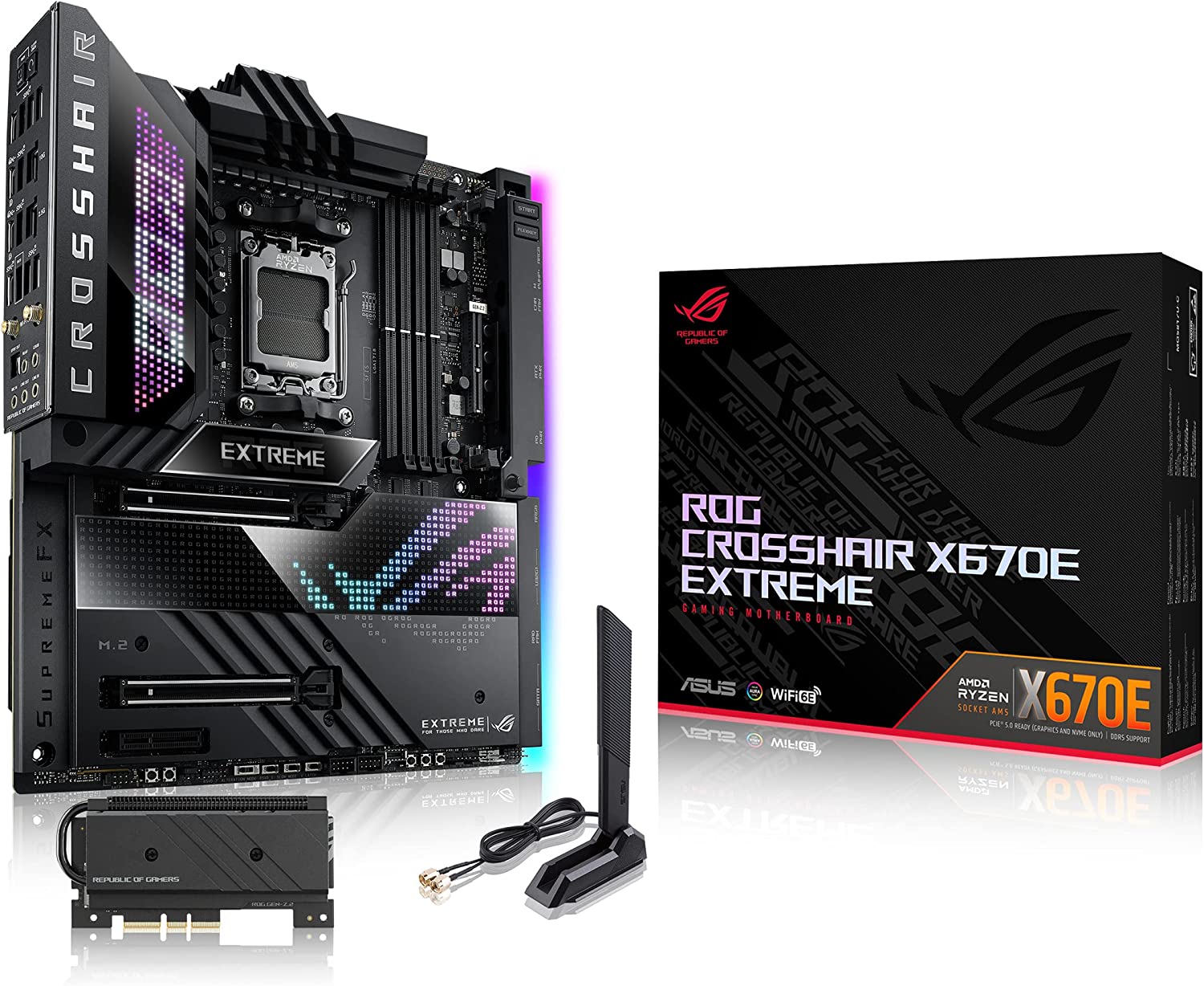 ASUS ROG X670E의 ROG Gen-Z.2 M.2 라이저카드 - 컴퓨터 / 하드웨어 - 기글하드웨어