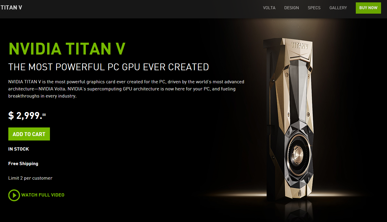 NVIDIA,TITAN V 공개 - 컴퓨터 / 하드웨어 - 기글하드웨어