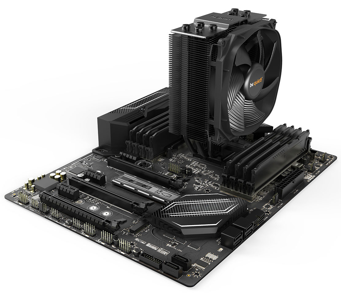 비 콰이어트, 다크 락 슬림 CPU 쿨러 발표 - 컴퓨터 / 하드웨어 - 기글하드웨어