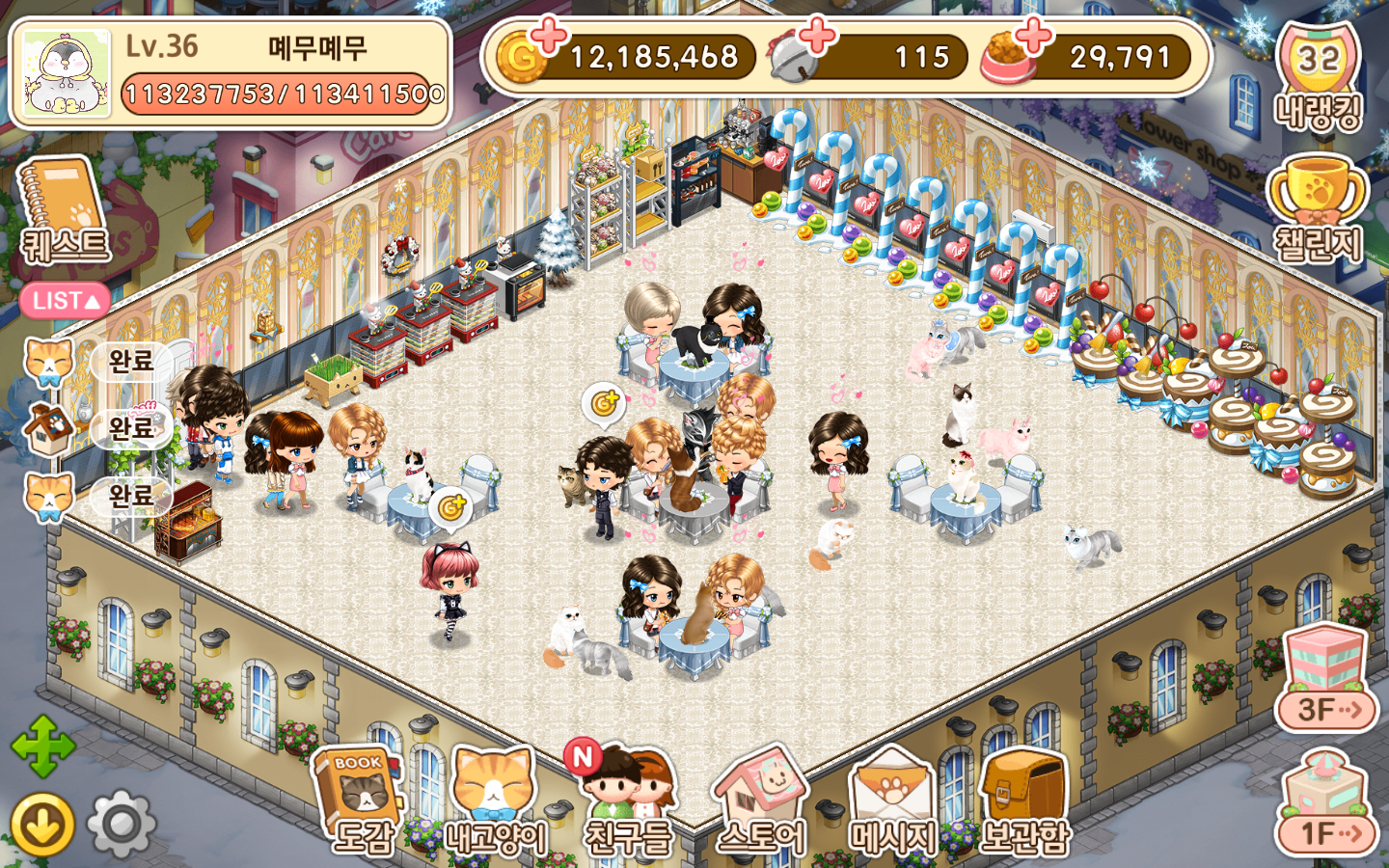 고양이다방] 539일째 플레이 중. - 게임 / 엔터테인먼트 - 기글하드웨어