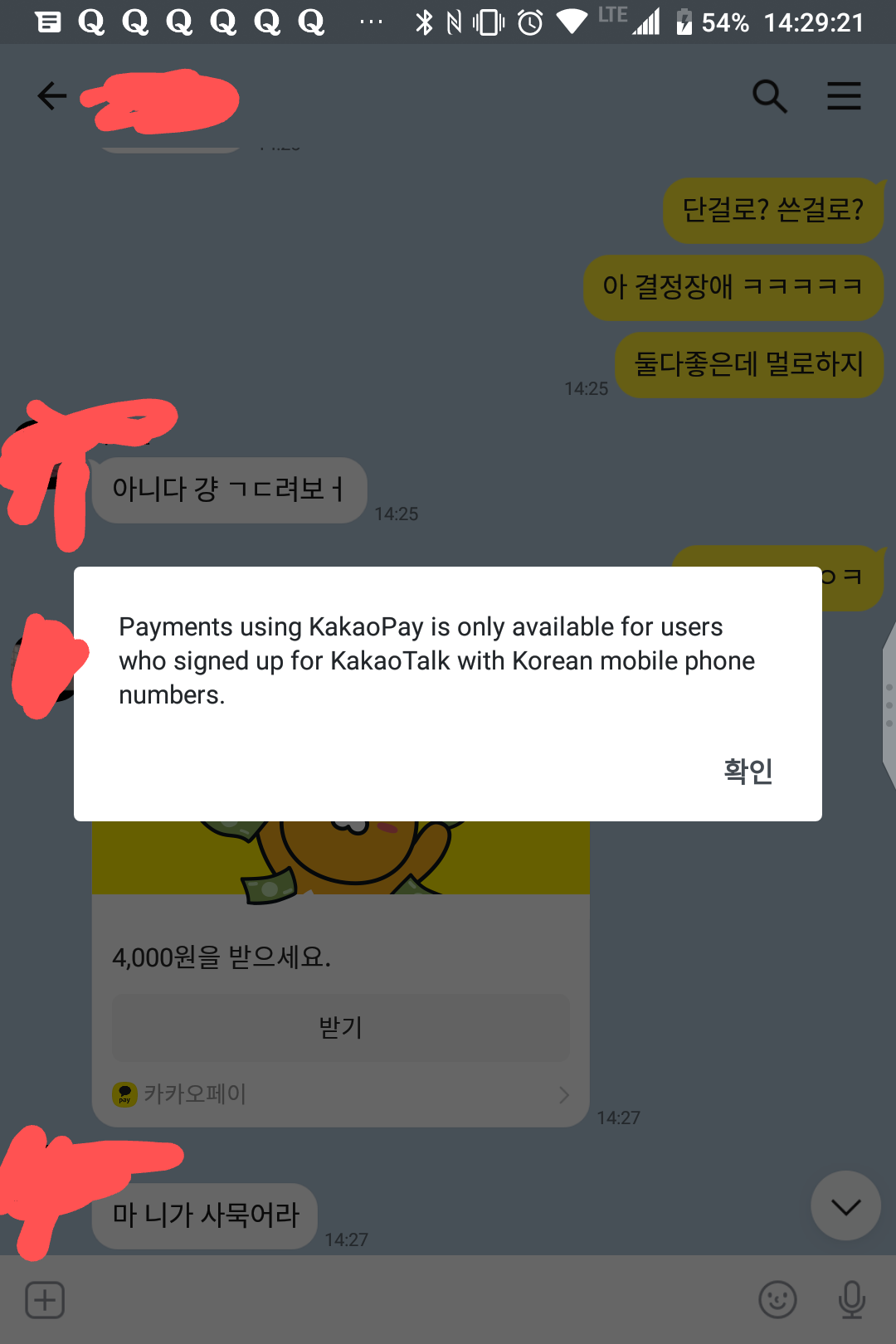 해외 가상번호 계정에서의 카카오페이 사용 - 인터넷 / 소프트웨어 - 기글하드웨어