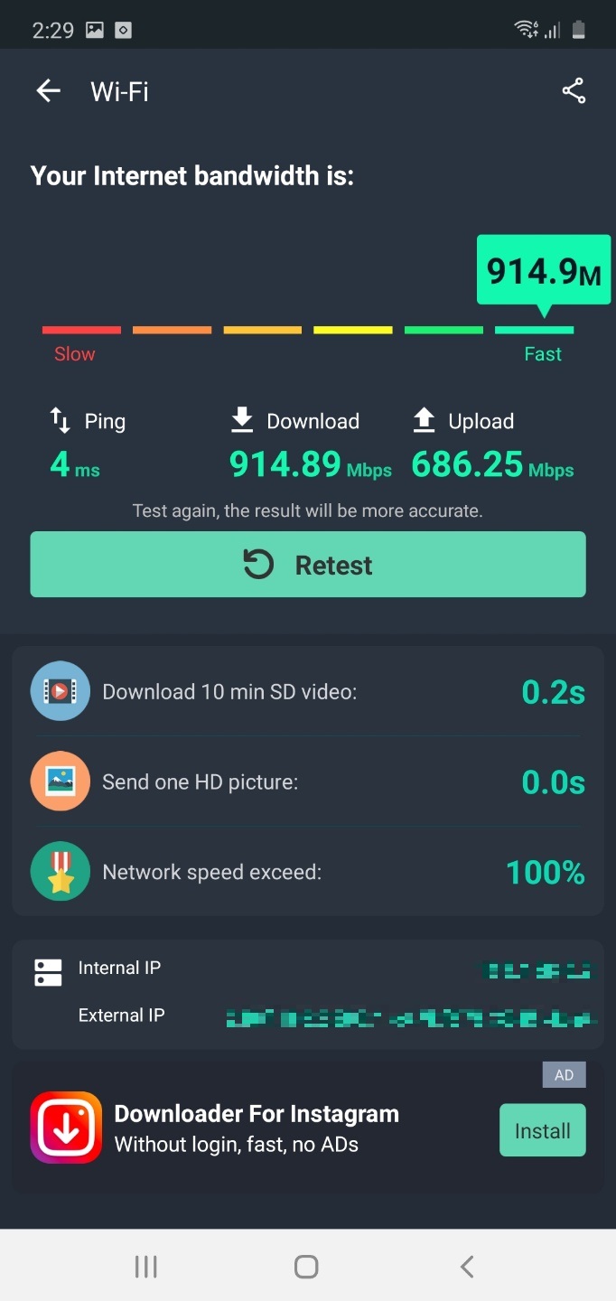 10Gbps 인터넷 실제 사용 후기 - 인터넷 / 소프트웨어 - 기글하드웨어