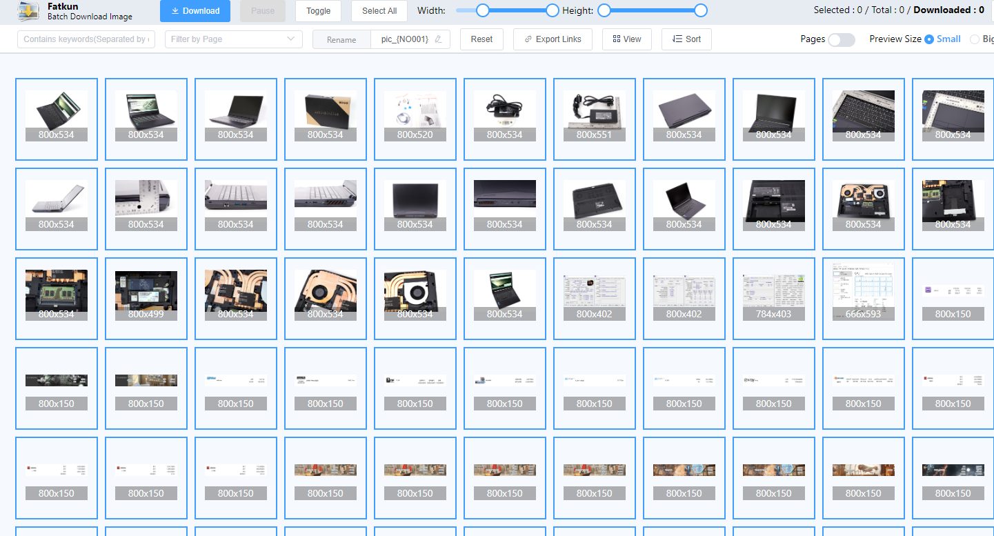 많은 사진을 한번에 저장하는 크롬 확장 프로그램, Fatkun - 인터넷 / 소프트웨어 - 기글하드웨어