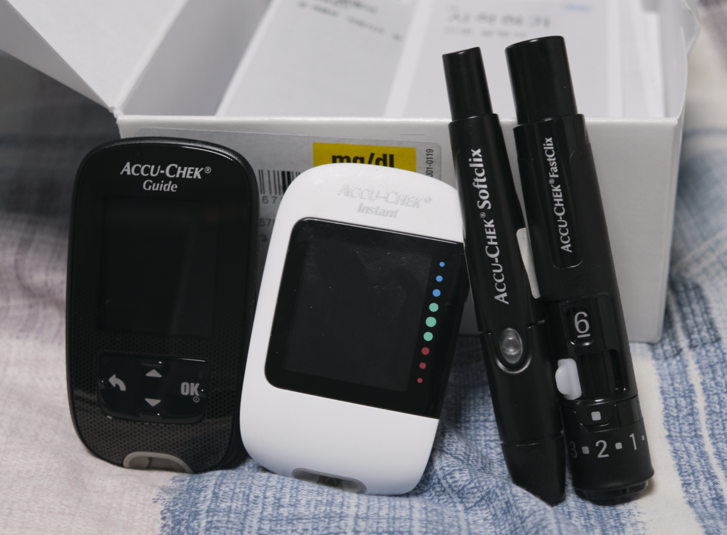 아큐첵 가이드 혈당측정기 & 패스트클릭스 채혈기 사용기 - 리뷰 / 사용기 - 기글하드웨어