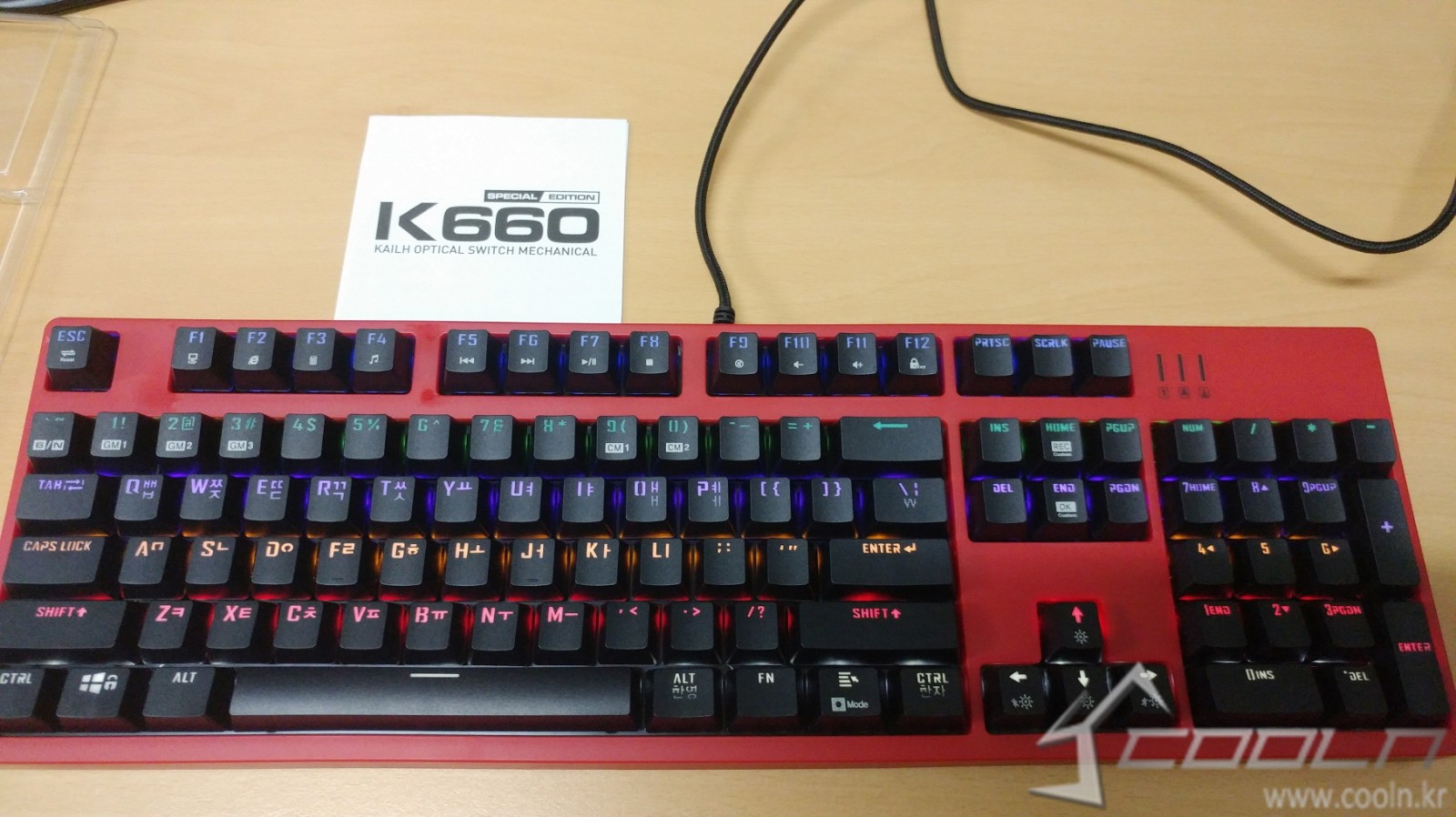 아름다운 그대에게,, ABKO K660 카일 광축 기계식 키보드 필드테스트 - 홍보 / 필테 - 기글하드웨어