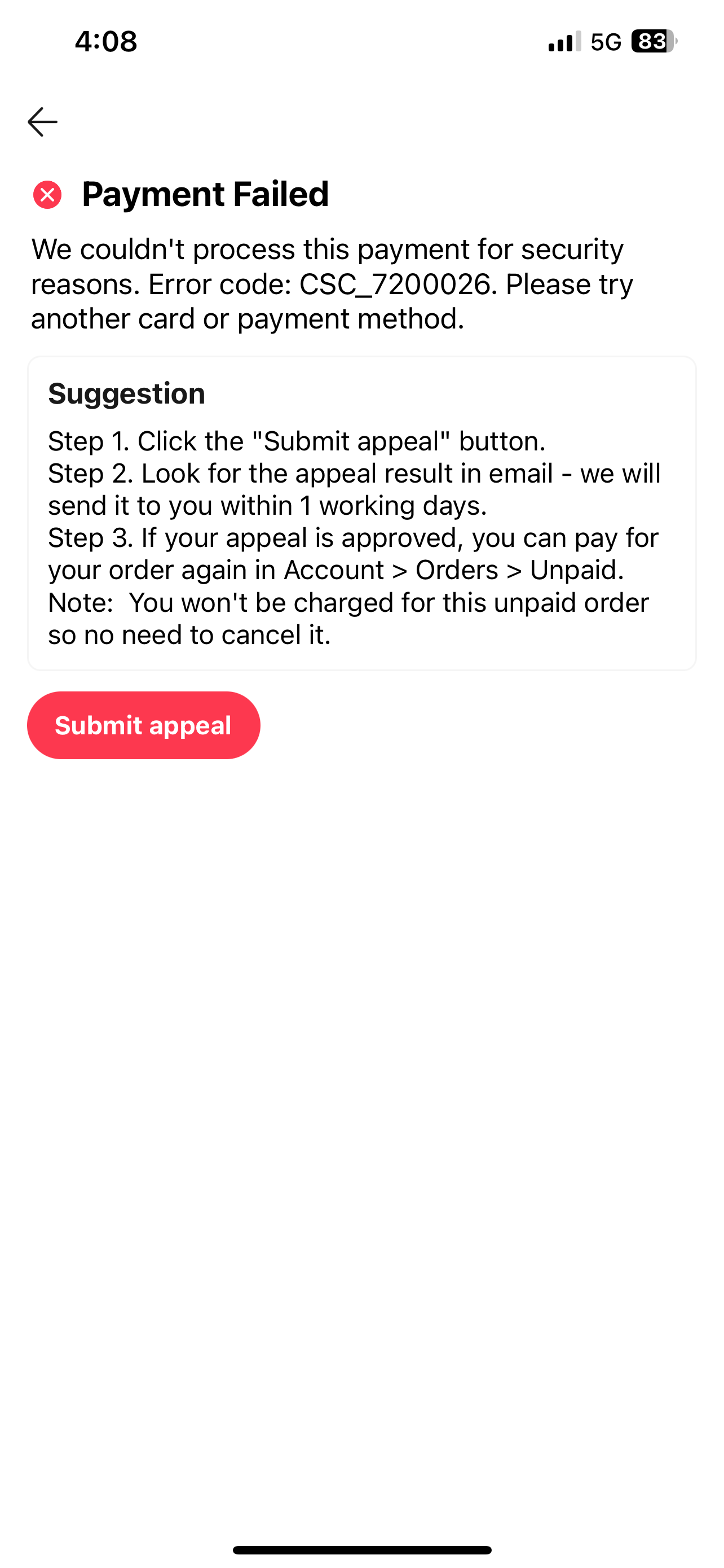 알리 현카 결제 왜 오류가 난거죠? - 커뮤니티 게시판 - 기글하드웨어