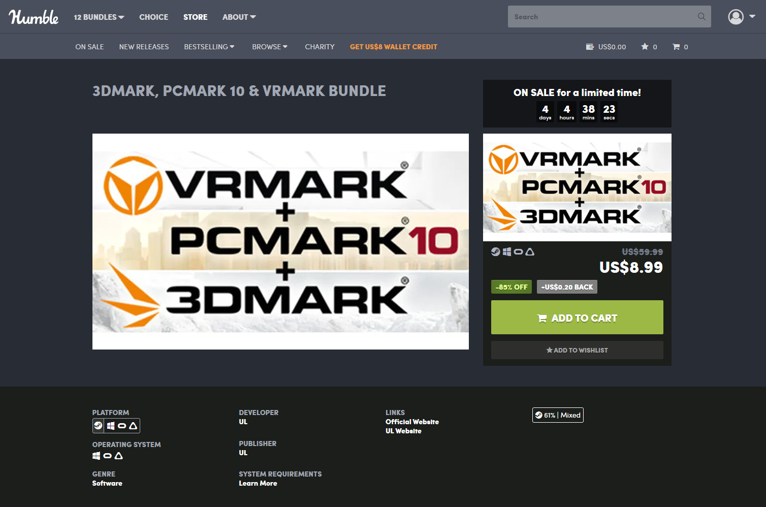 3DMark+PCMark 10+VRMark 8.99 USD - 커뮤니티 게시판 - 기글하드웨어