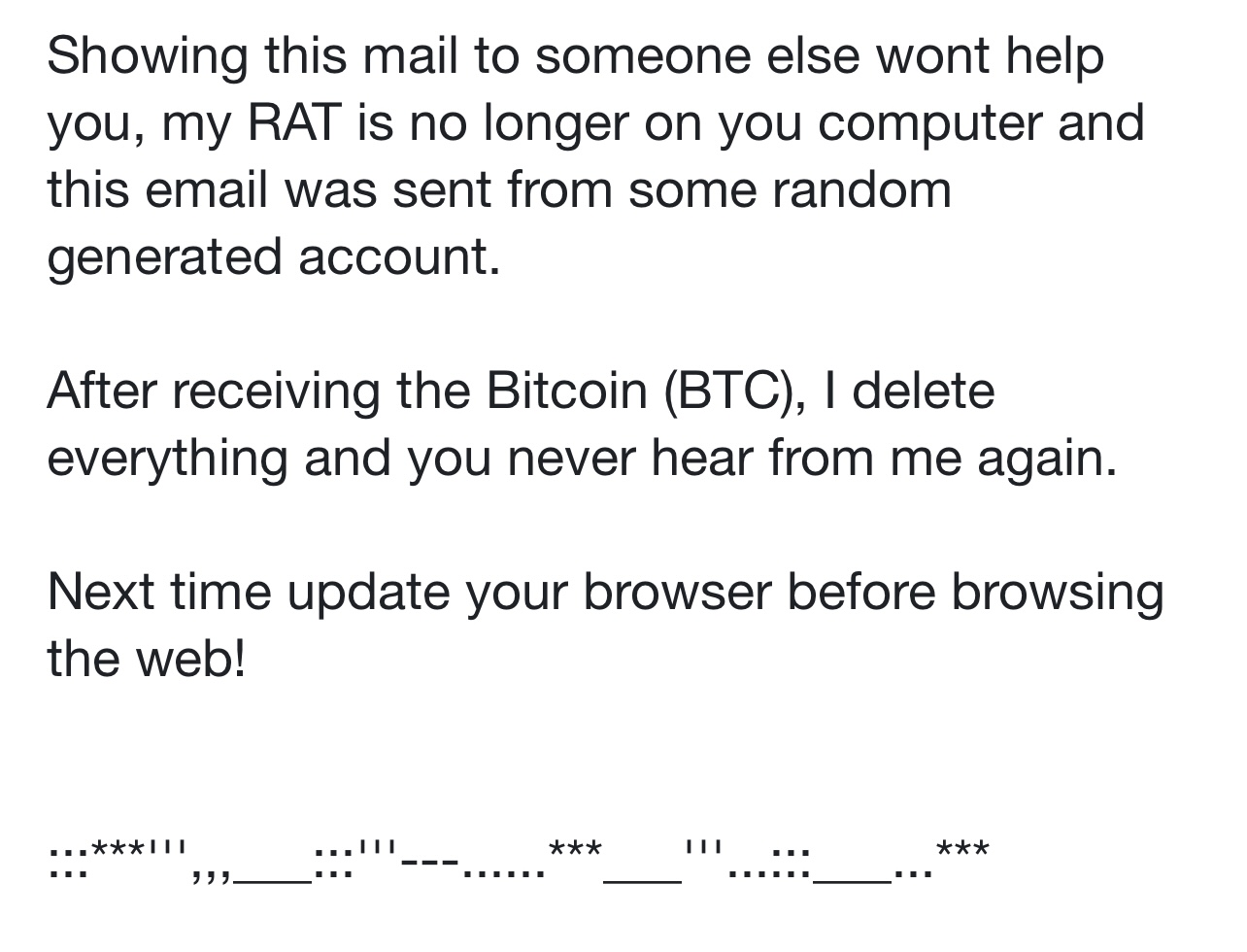 한달 전에 해킹 협박 메일이 왔었네요. - 커뮤니티 게시판 - 기글하드웨어